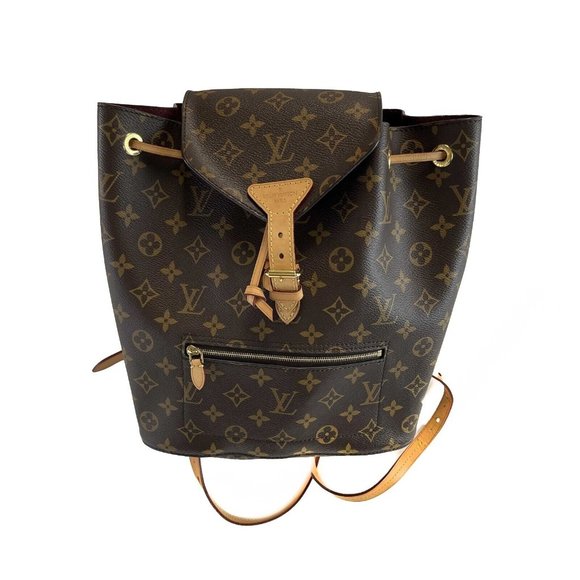 Louis Vuitton Pristine Monogram Canvas Montsouris Brown Backpack - Picture 1 of 14